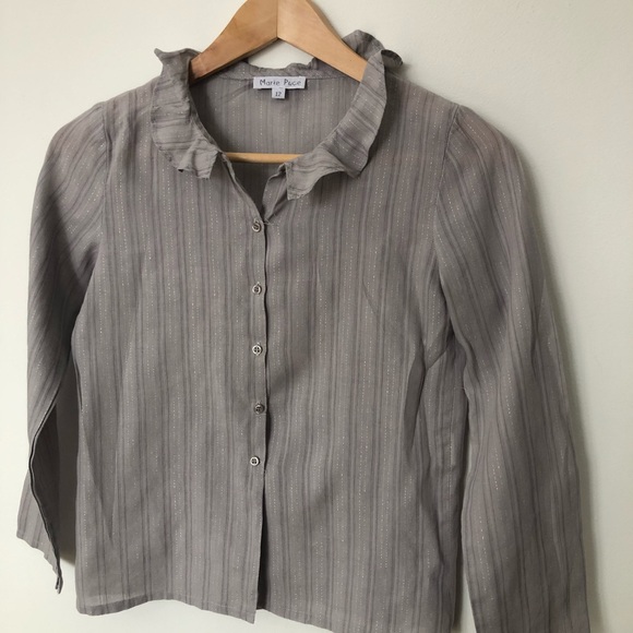 Girls linen shirt - Picture 3 of 8